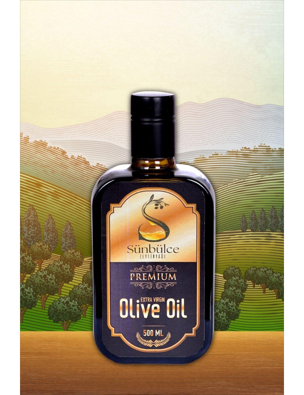 Sünbülce  Premium Naturel Sızma Zeytinyağı 500ML