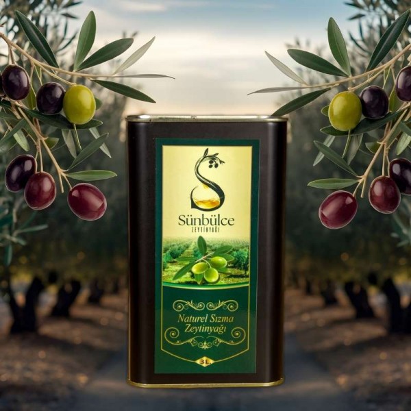 Sünbülce Naturel Sızma Zeytinyağı 3L